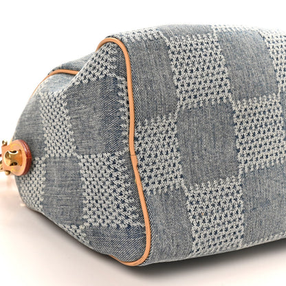 Damier Denim 3D Speedy Bandouliere 25 Bleu