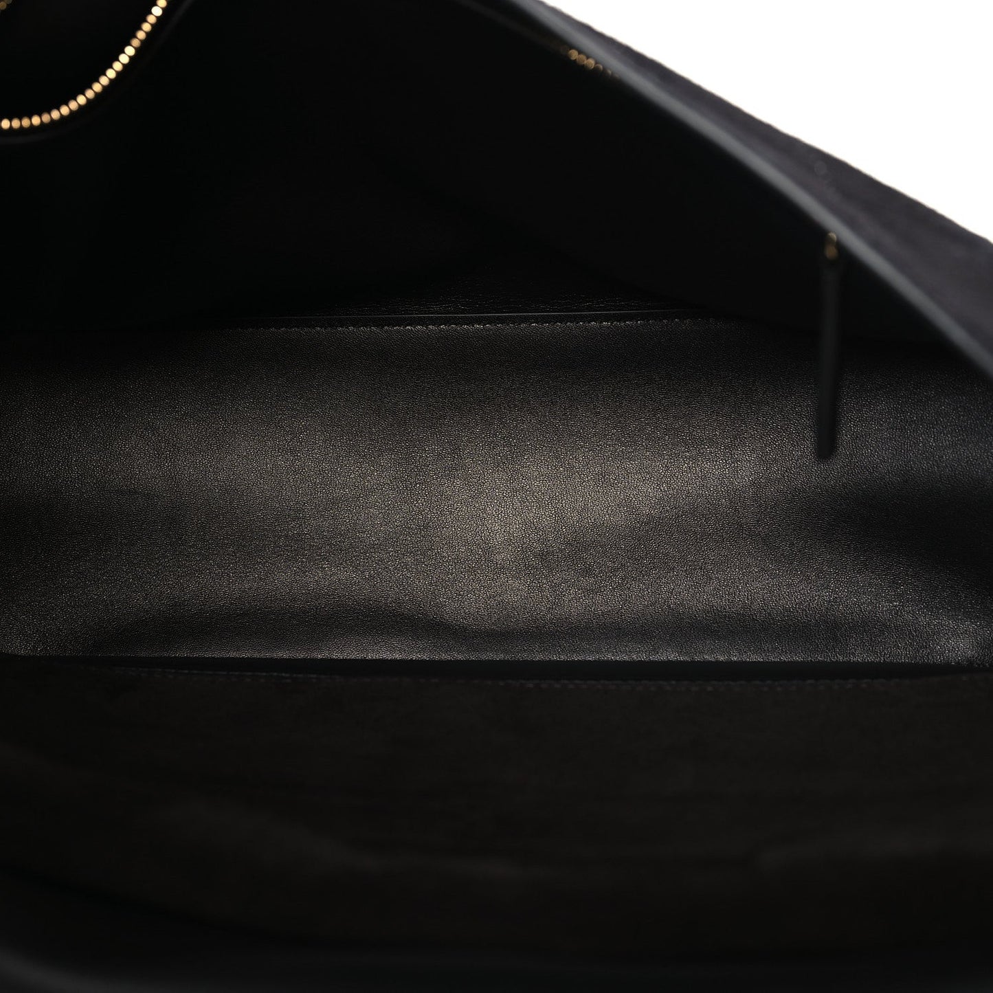 Suede Calfskin Small Souplissimo Maxi Flap Black