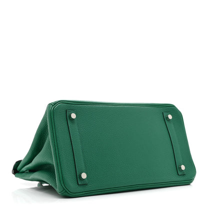 Togo Verso Birkin 30 Vert Vertigo Vert Fonce
