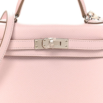 Epsom Mini Kelly Sellier 20 Mauve Pale