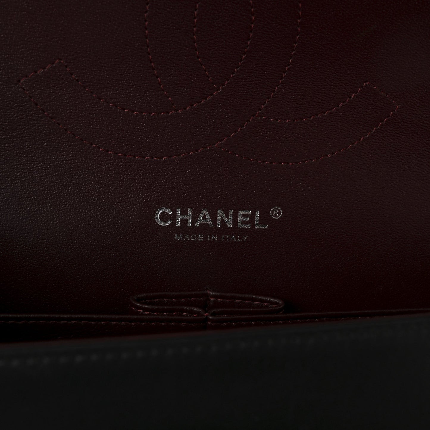 Lambskin Quilted Jumbo Double Flap Black