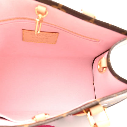 LV X TM Monogram Cherry Blossom Onthego PM Sakura Brown