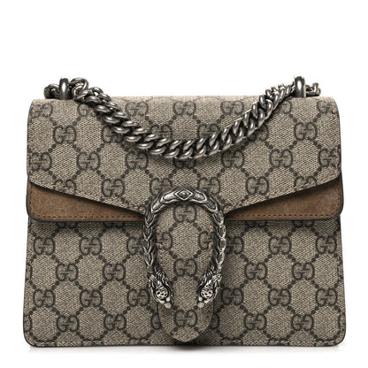 GG Supreme Monogram Mini Dionysus Shoulder Bag Taupe