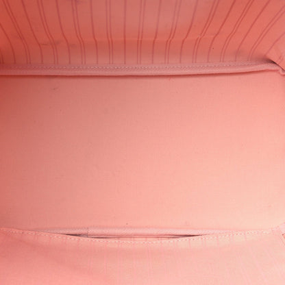 Damier Ebene Neo Neverfull MM Rose Ballerine