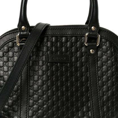 Microguccissima Mini Dome Bag Black