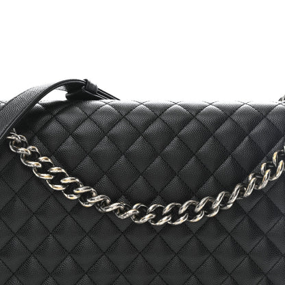 Caviar Quilted New Medium Boy Flap Black