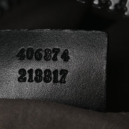 GG Supreme Monogram Flat Messenger Bag Black