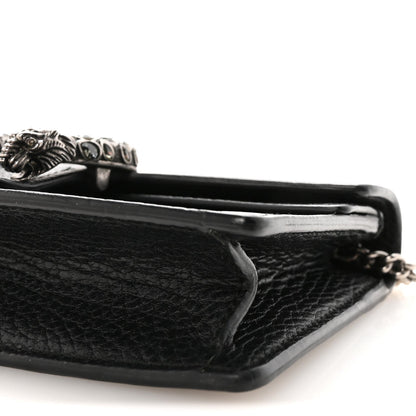 Calfskin Super Mini Dionysus Shoulder Bag Black