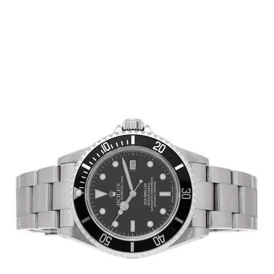 Stainless Steel 40mm Sea-Dweller Oyster Perpetual Watch Black 16600
