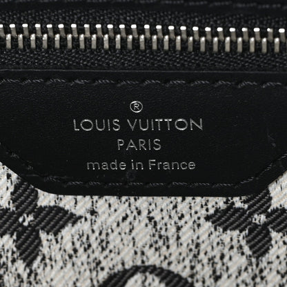 Denim Monogram Jacquard Neverfull MM Grey