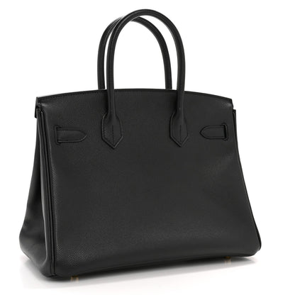 Epsom Birkin 30 Black