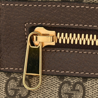GG Supreme Monogram Web Small Ophidia Shoulder Bag Brown