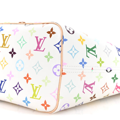LV X TM Monogram Multicolor Neverfull MM White