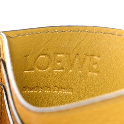 Grained Calfskin Signature Plain Card Holder
