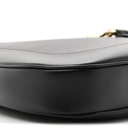 Ancora Calfskin Medium Jackie Shoulder Bag Black
