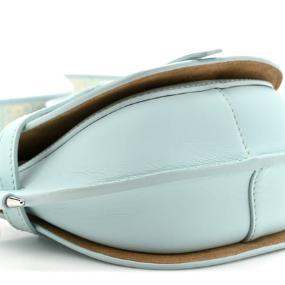 Calfskin Mini Gate Dual Bag Abyss Blue