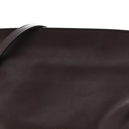 Calfskin Mini Flamenco Knot Clutch Chocolate
