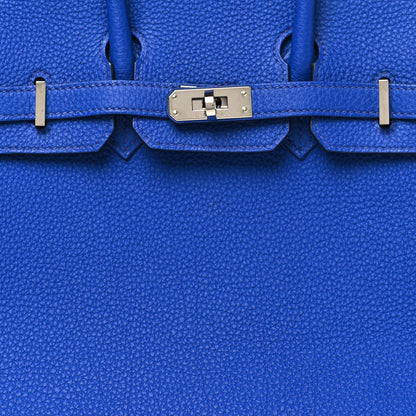 Togo Verso Birkin 25 Bleu Royal Capucine