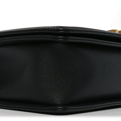 Caviar Quilted New Medium Boy Flap Black