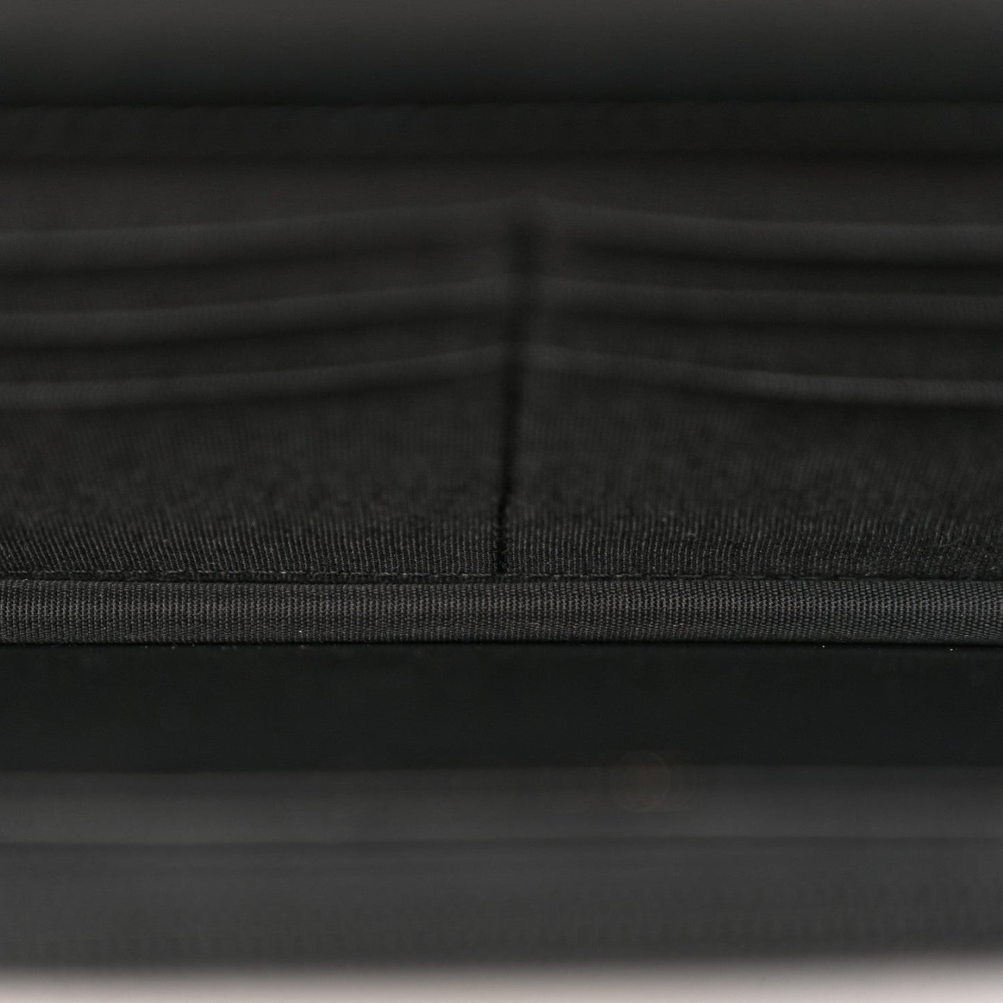 Lambskin Quilted Boy Wallet On Chain WOC Black