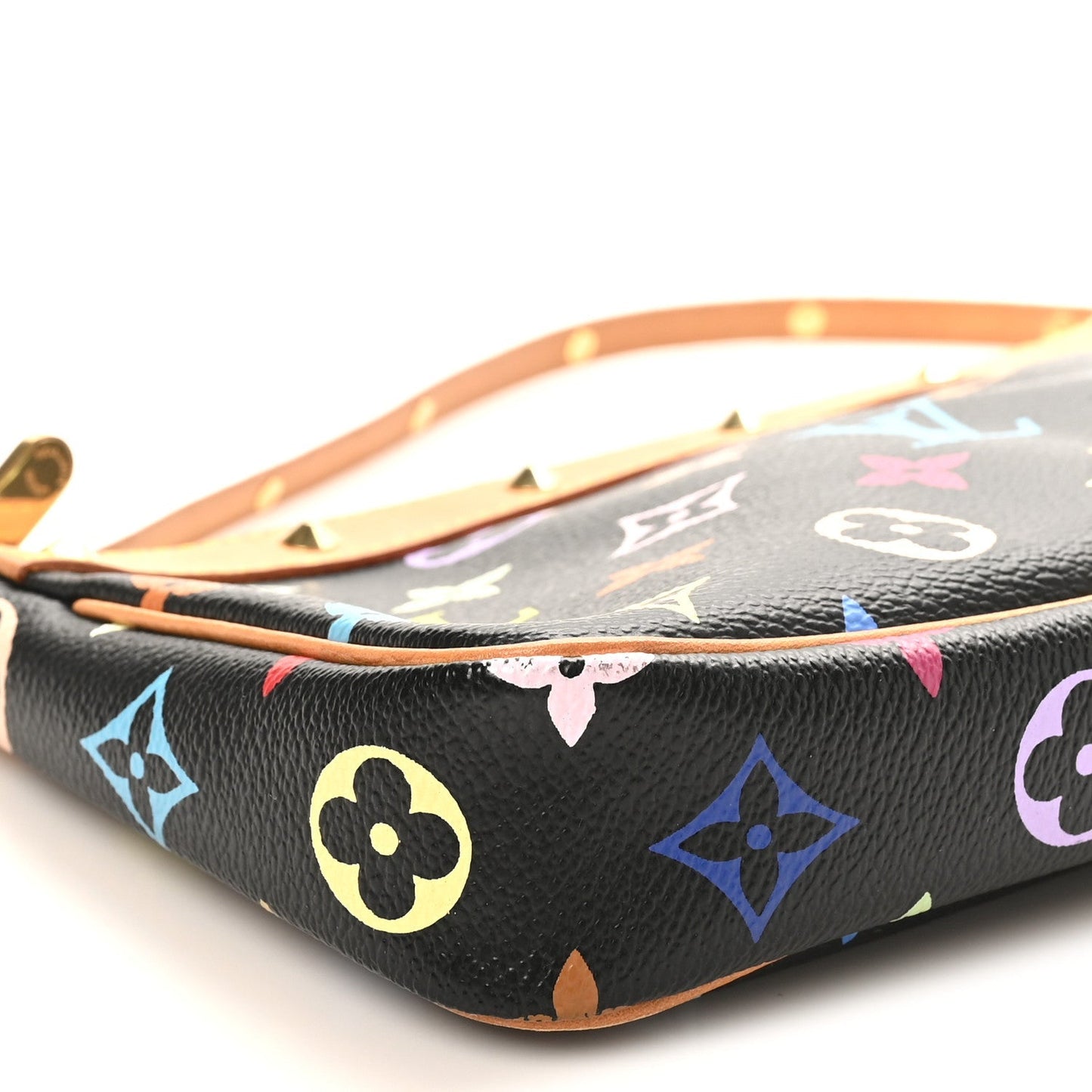 Monogram Multicolor Pochette Accessories Black