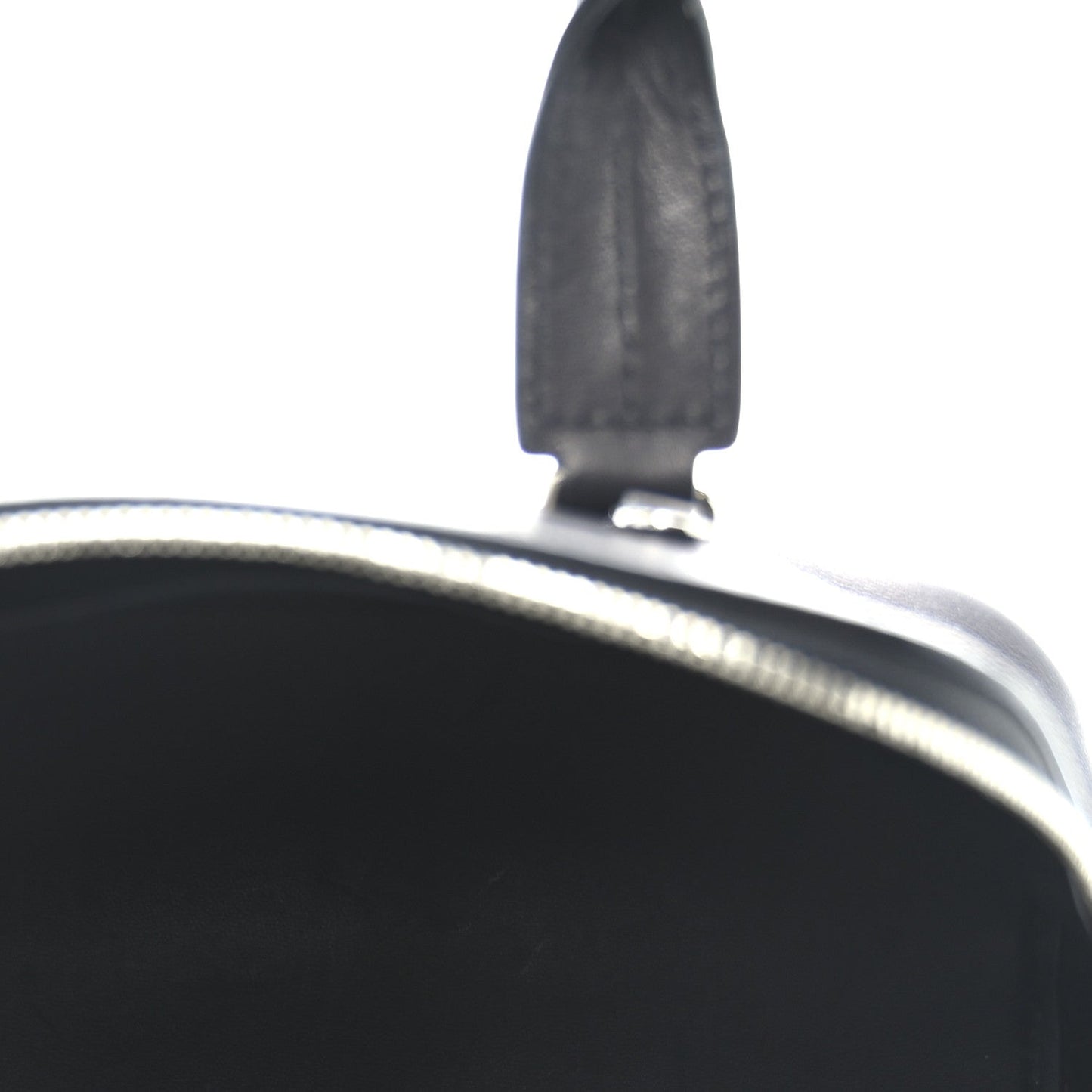 Saddle Calfskin Mini Devon Bag Black