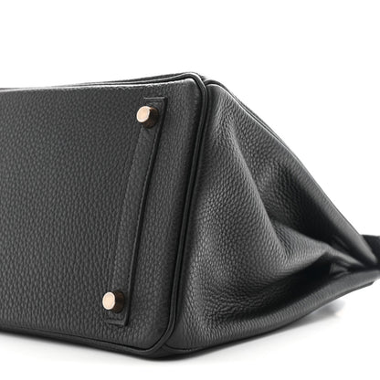 Togo Birkin 30 Black
