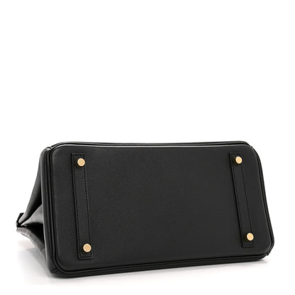 Epsom Birkin 30 Black
