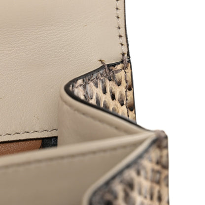 Snakeskin Bamboo Web Mini Dionysus Top Handle Bag