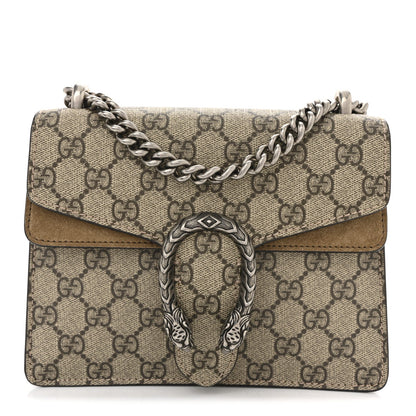 GG Supreme Monogram Mini Dionysus Shoulder Bag Taupe