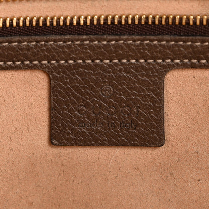 GG Supreme Monogram Web Small Ophidia Shoulder Bag Brown