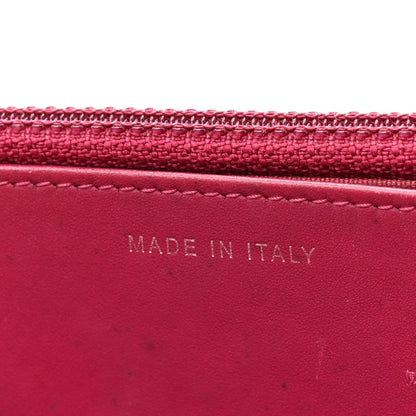 Patent Quilted Brilliant Wallet On Chain WOC Coral