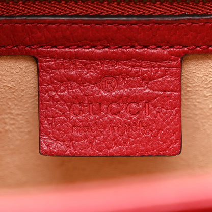 GG Supreme Monogram Small Queen Margaret Top Handle Bag Red