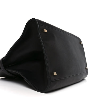 Polished Saddle Calfskin Soft Margaux Belt 15 Black