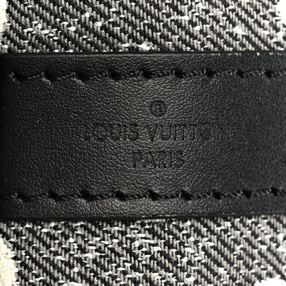 Denim Monogram Jacquard Speedy Bandouliere 25 Black